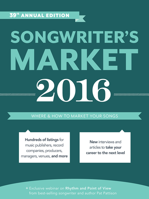 Title details for Songwriter's Market 2016 by Cris Freese - Available